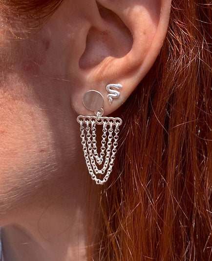 Brinco Cobra LifeCharm em Prata 925: Charme Ousado e Sofisticado