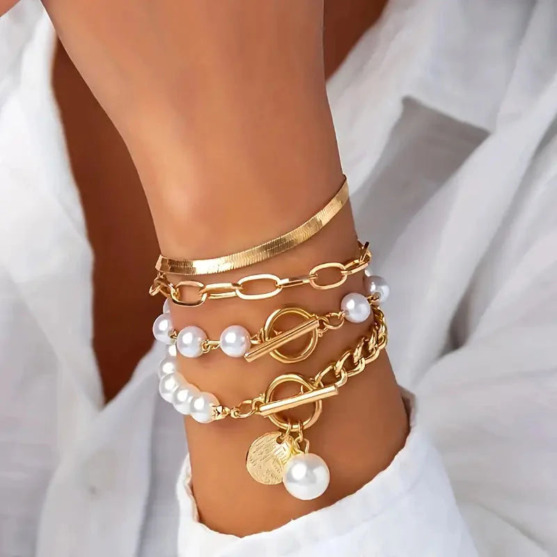 Conjunto Pulseiras Femininas Elegance - Life Charm