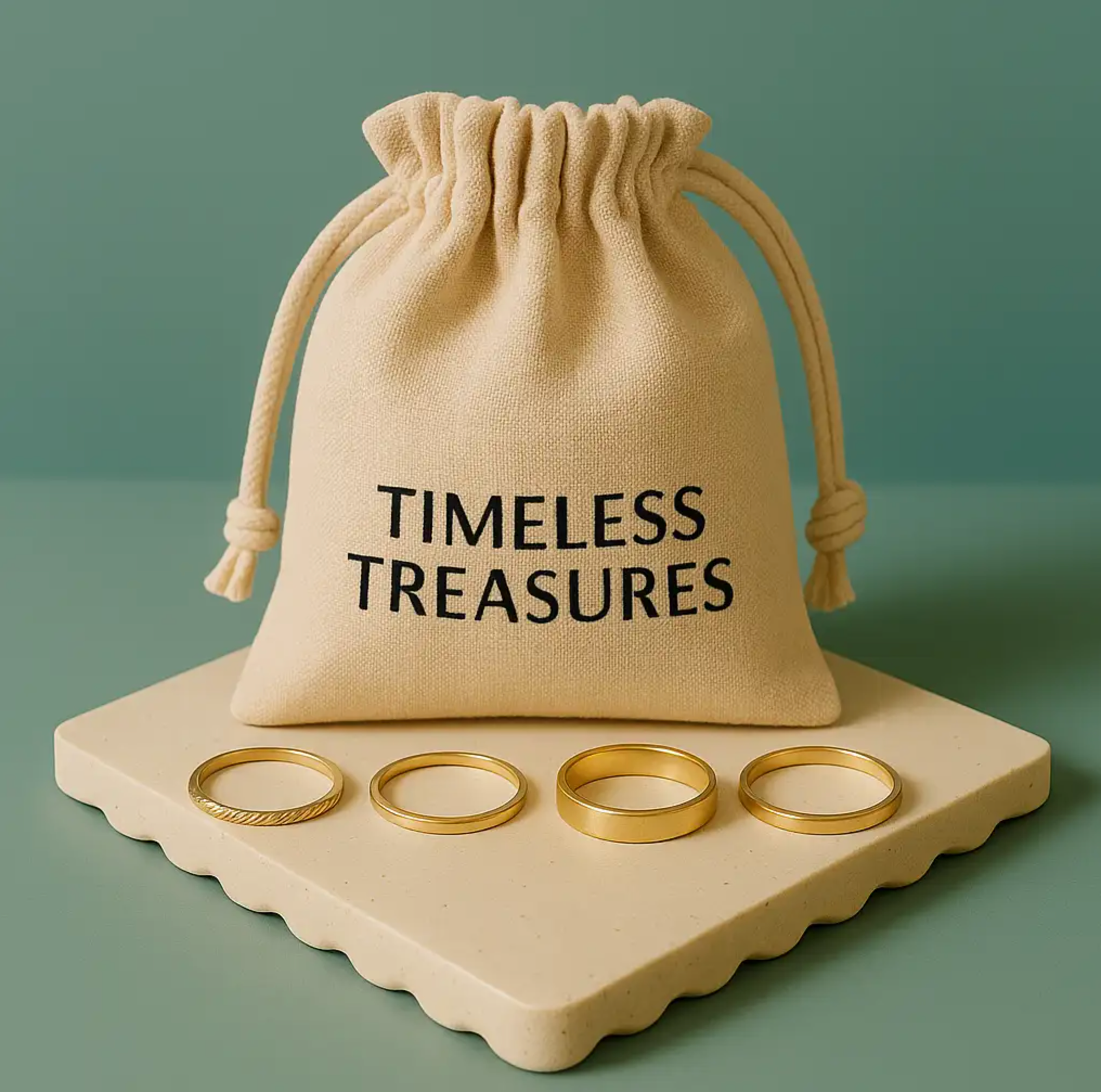 Anel Boho em turquesa