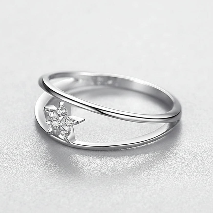 Anel Estrela Luminis em Prata 925