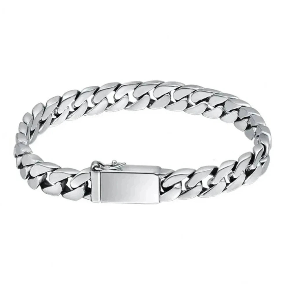 Pulseira de Prata 925 - 8MM: Elegância e Versatilidade em Prata Pura