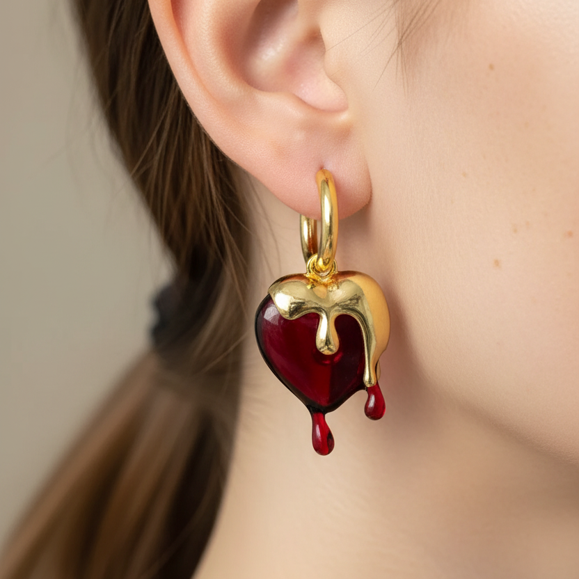 Brinco Melted Heart – Coração
