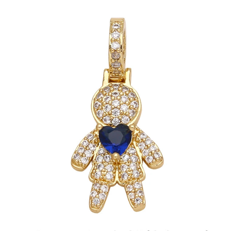 Pingente Amorzinho – Menino & Menina Cravejados - Life Charm