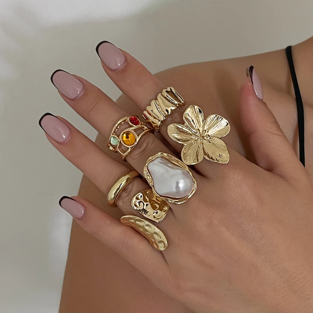 Conjunto de Anéis Solaris - Life Charm