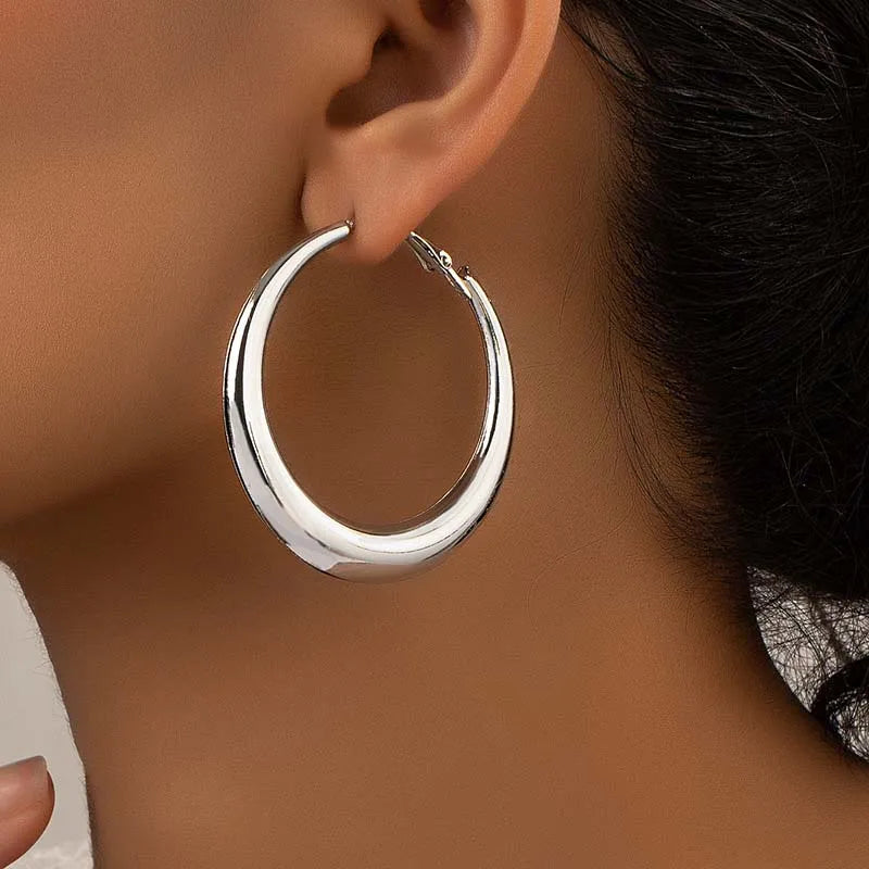 Brinco Luna – Argola Escultural Bold - Life Charm
