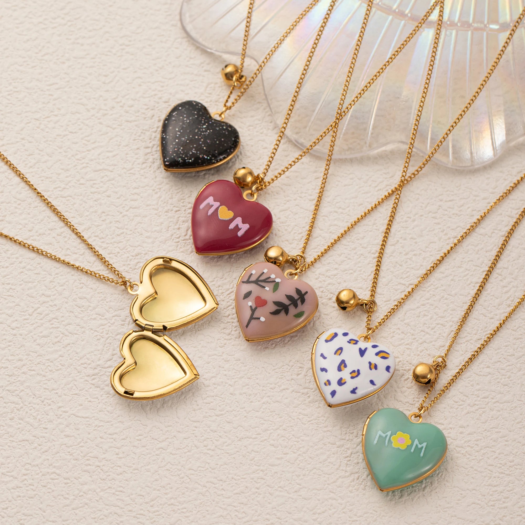 Colar Sweet Heart – Pingente Coração Esmaltado