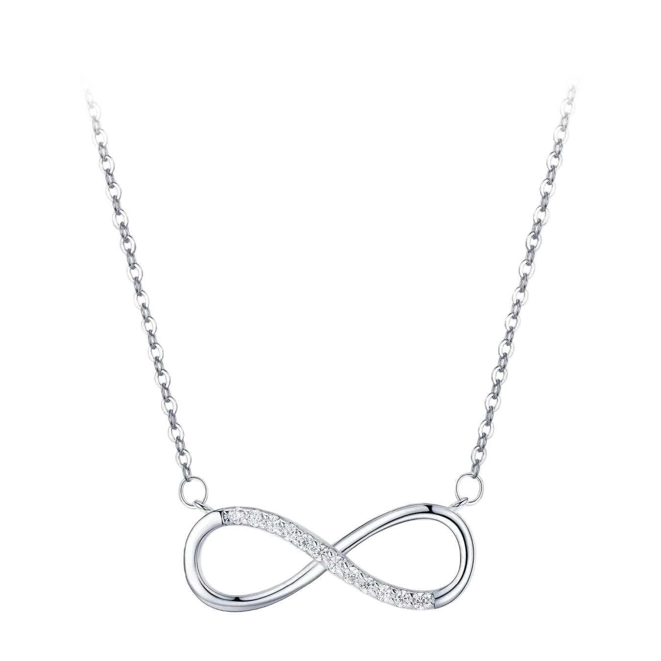 Colar do Infinito LifeCharm em Prata 925 com Zircônia Clara: Elegância e Sofisticação
