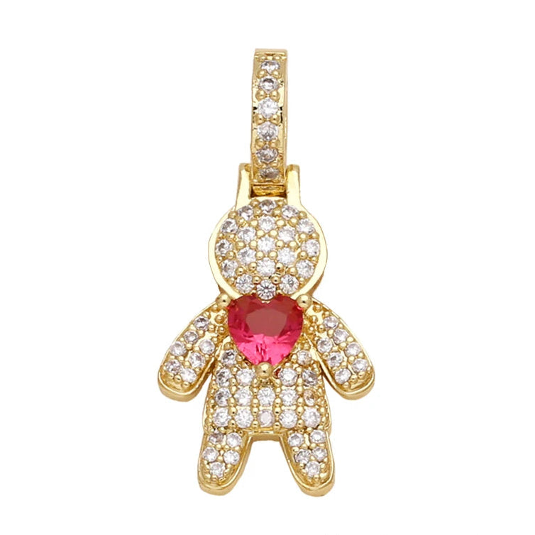 Pingente Amorzinho – Menino & Menina Cravejados - Life Charm