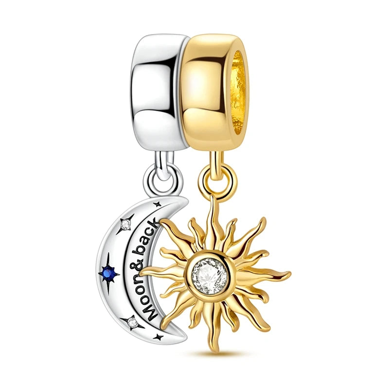 Berloque Sol & Lua – Moon and Back - Life Charm