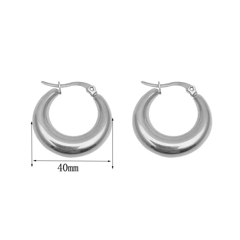 Brinco Luna – Argola Escultural Bold - Life Charm