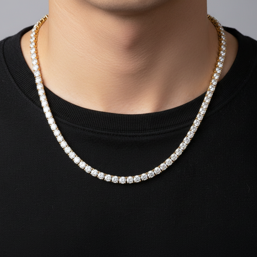 Corrente & Pulseira Diamond Ice – Cravejada - Life Charm