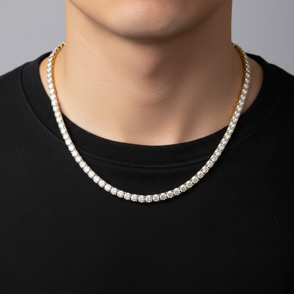 Corrente & Pulseira Diamond Ice – Cravejada - Life Charm