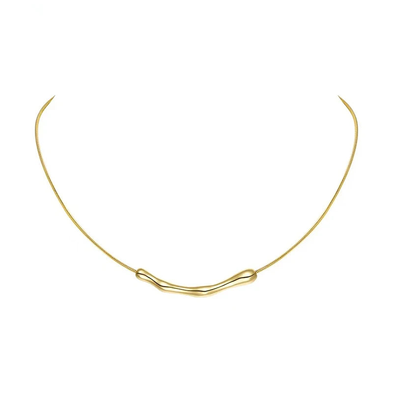 Colar Traço – Barra Orgânica Minimalista - Life Charm