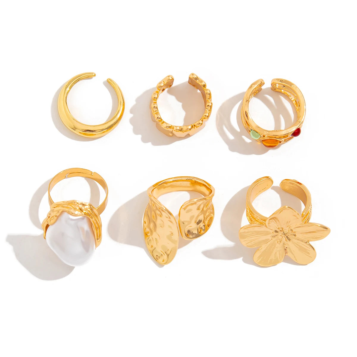 Conjunto de Anéis Solaris - Life Charm