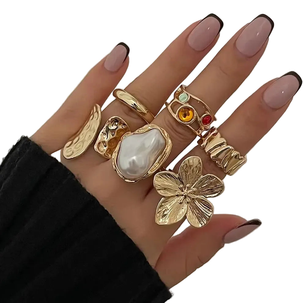 Conjunto de Anéis Solaris - Life Charm