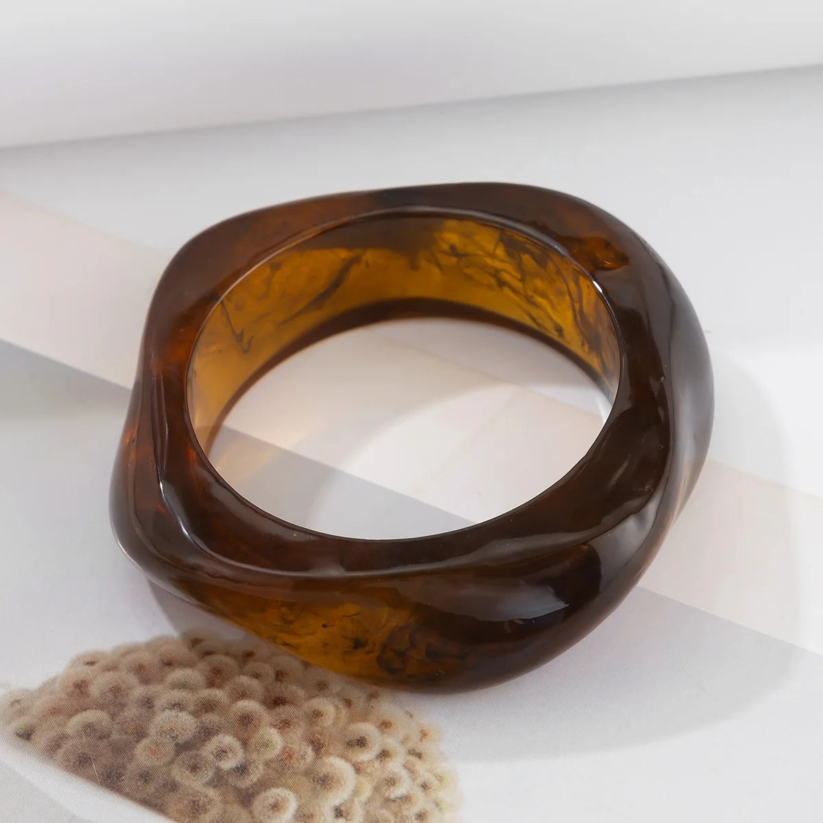 Bracelete Organic Glow – Resina Escultural - Life Charm