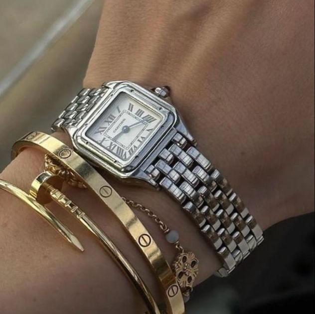 Relógio Feminino Elegante Minimalista - Rose Gold / Prata