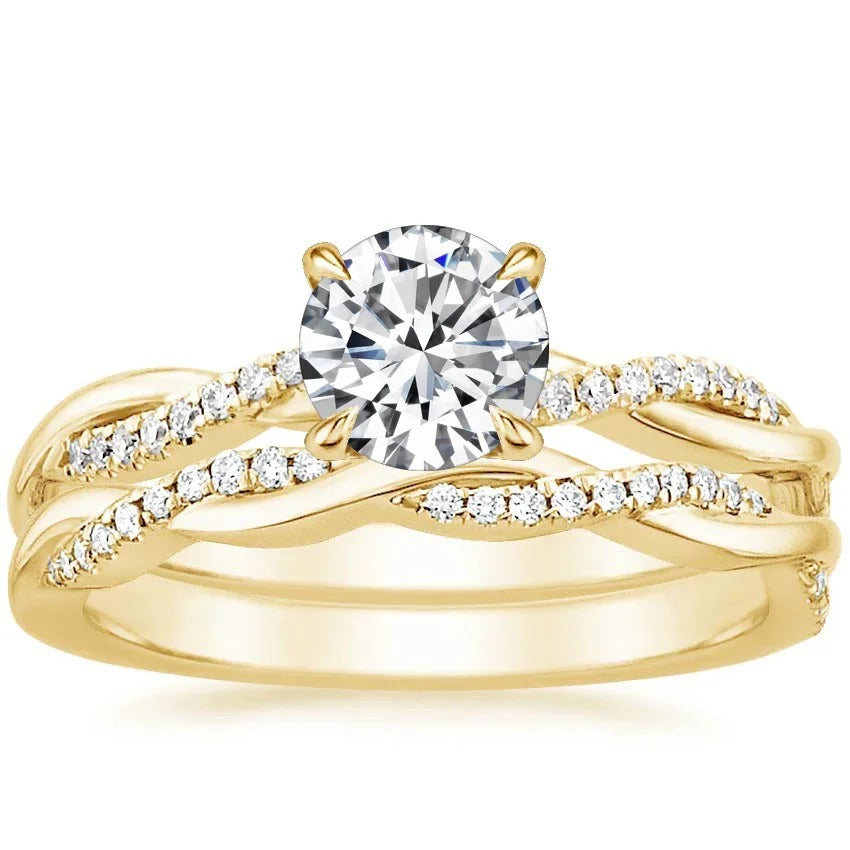 Anel de Ouro Elegante com Zircônia – Jóia Fashion e Aliança - Life Charm