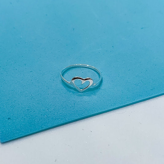 Anel Falange de Coração LifeCharm em Prata 925: Delicadeza e Encanto