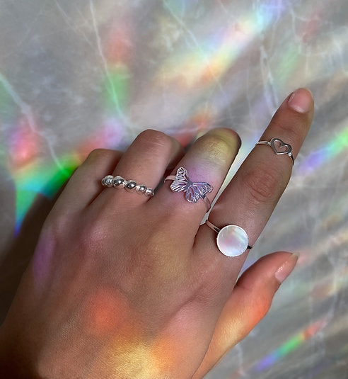 Anel Falange de Coração LifeCharm em Prata 925: Delicadeza e Encanto