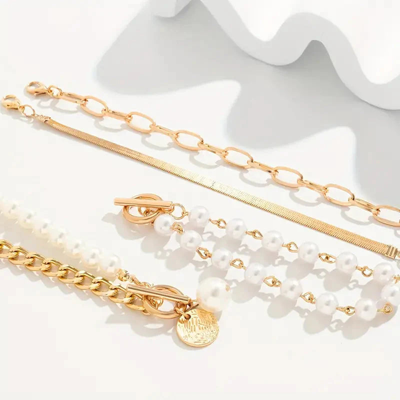 Conjunto Pulseiras Femininas Elegance