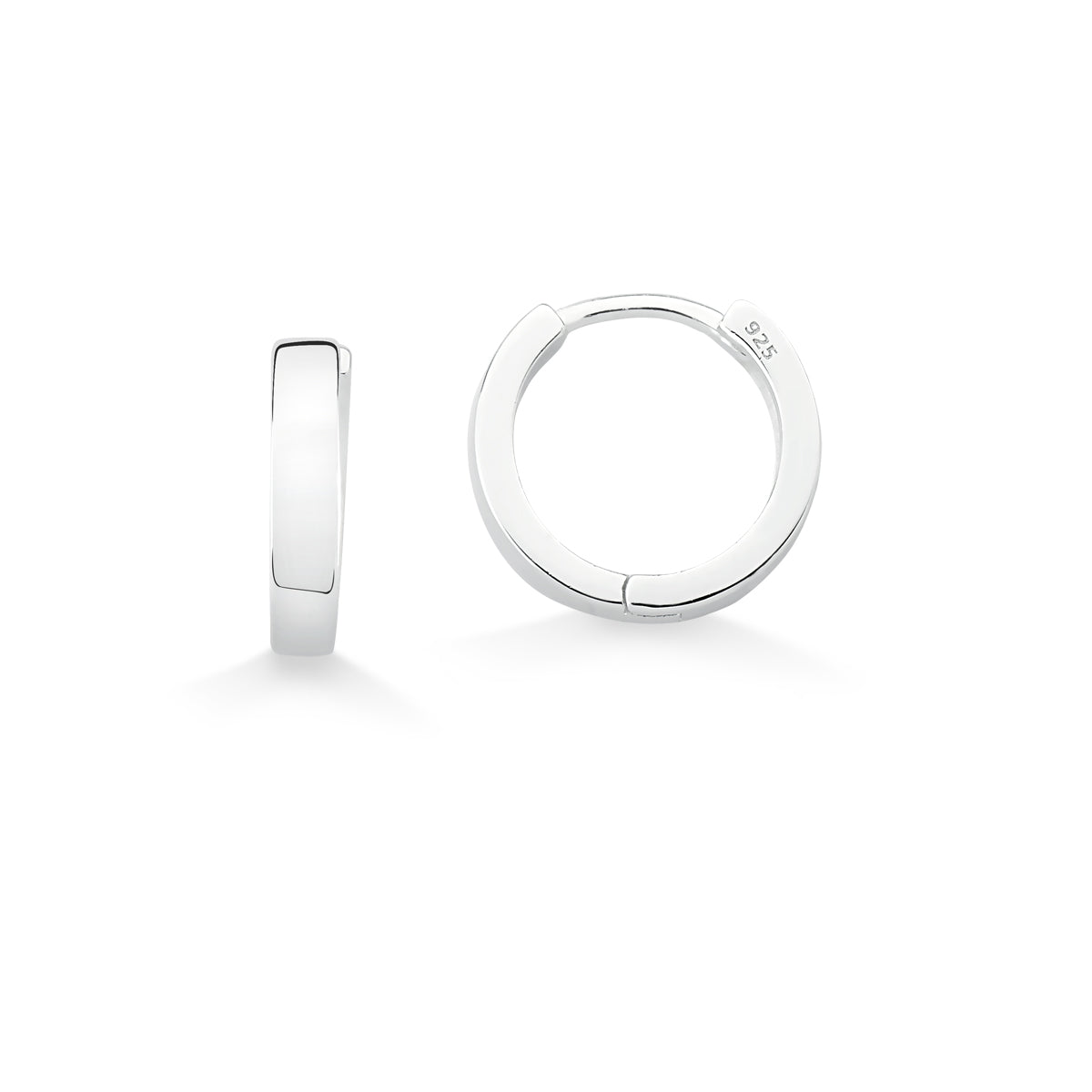 Brinco de Prata Argola Lisa : Elegância e Simplicidade em Prata 925