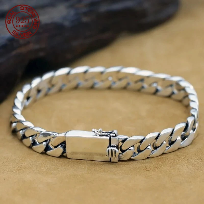 Pulseira de Prata 925 - 8MM: Elegância e Versatilidade em Prata Pura