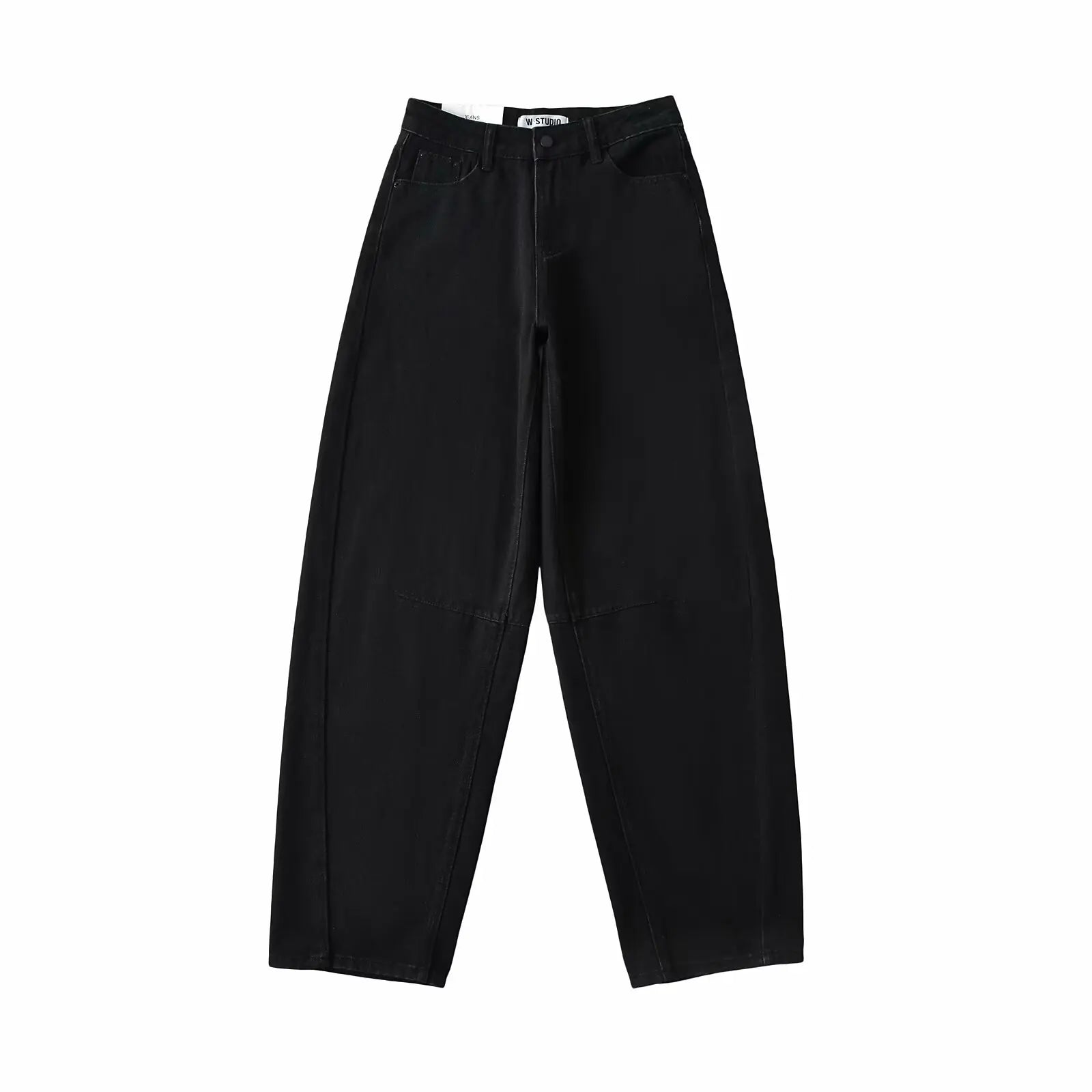 Retro American Waed Arc Blade Jeans High Waist Wide Leg Pants Casual Chic Design Spring Summer Autumn Winter Seasonal Use Life Charm