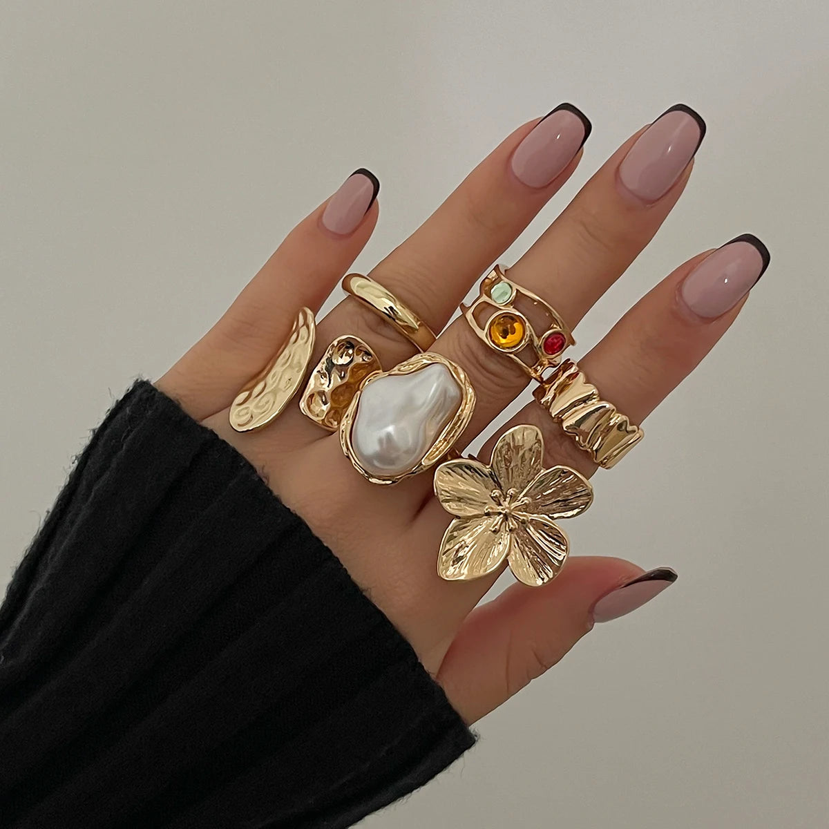 Conjunto de Anéis Solaris - Life Charm