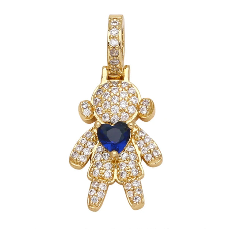 Pingente Amorzinho – Menino & Menina Cravejados - Life Charm