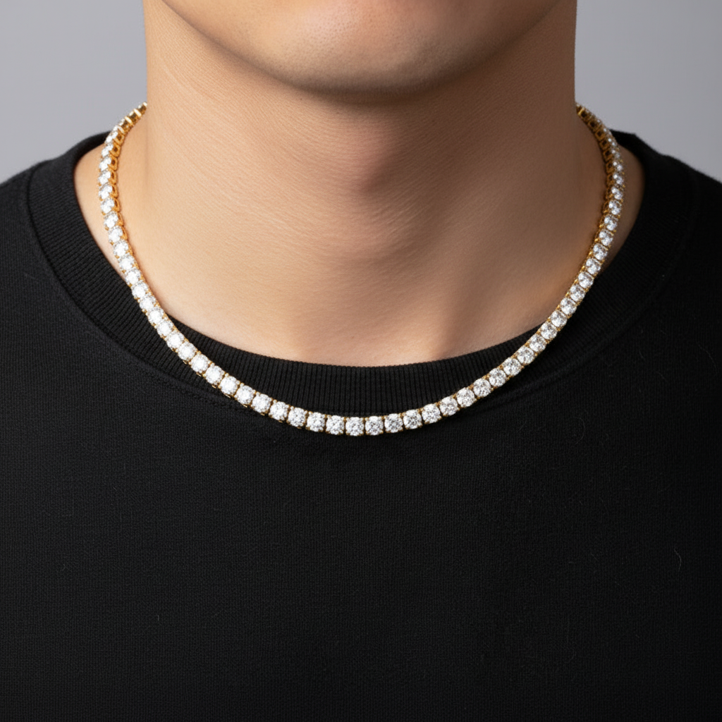 Corrente & Pulseira Diamond Ice – Cravejada - Life Charm