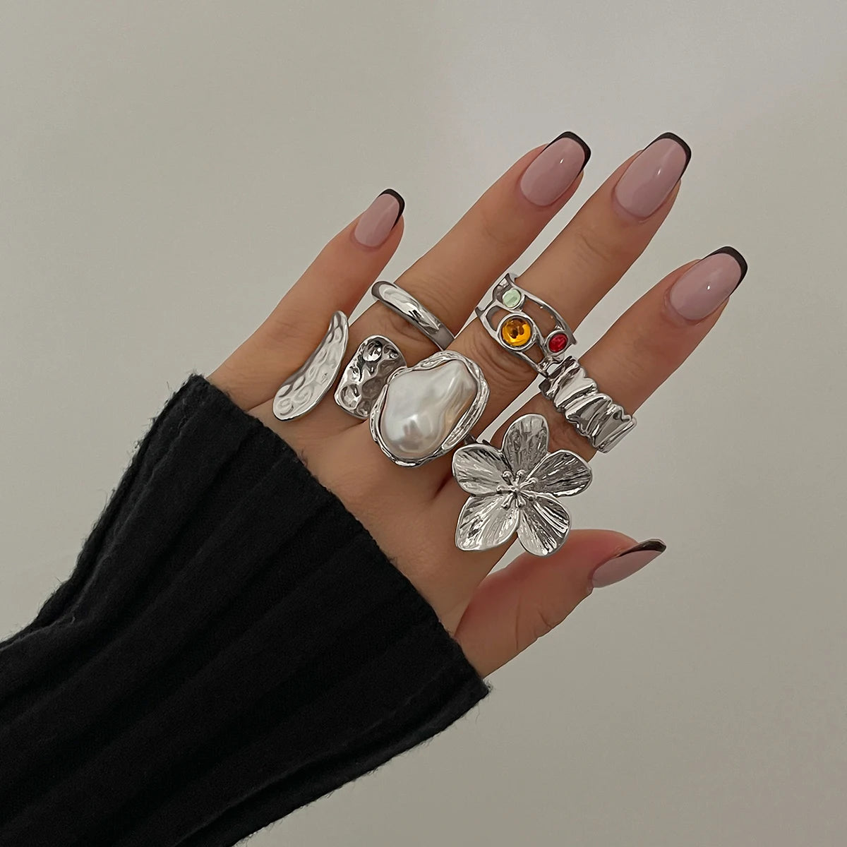 Conjunto de Anéis Solaris - Life Charm