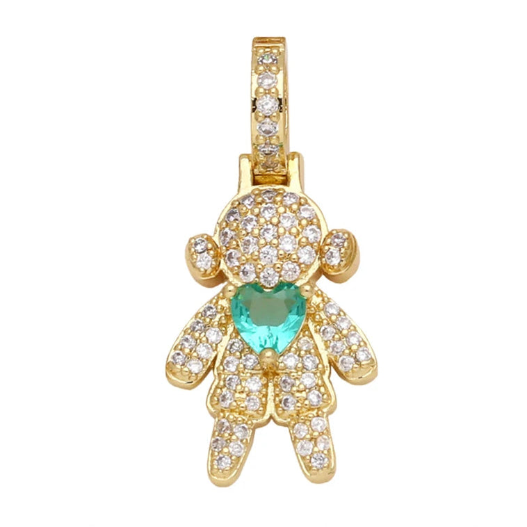 Pingente Amorzinho – Menino & Menina Cravejados - Life Charm