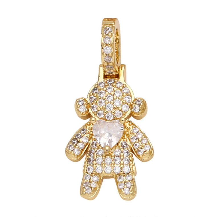 Pingente Amorzinho – Menino & Menina Cravejados - Life Charm