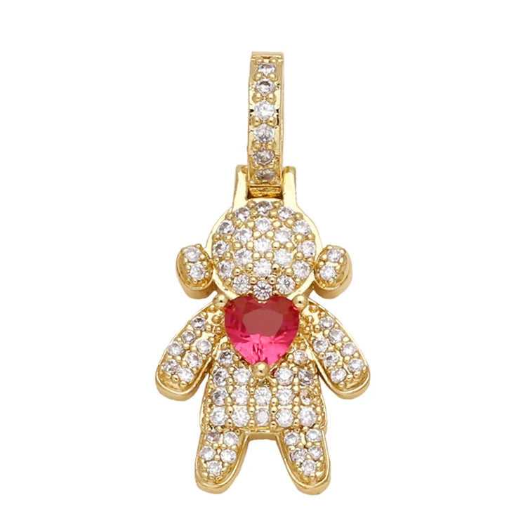 Pingente Amorzinho – Menino & Menina Cravejados - Life Charm