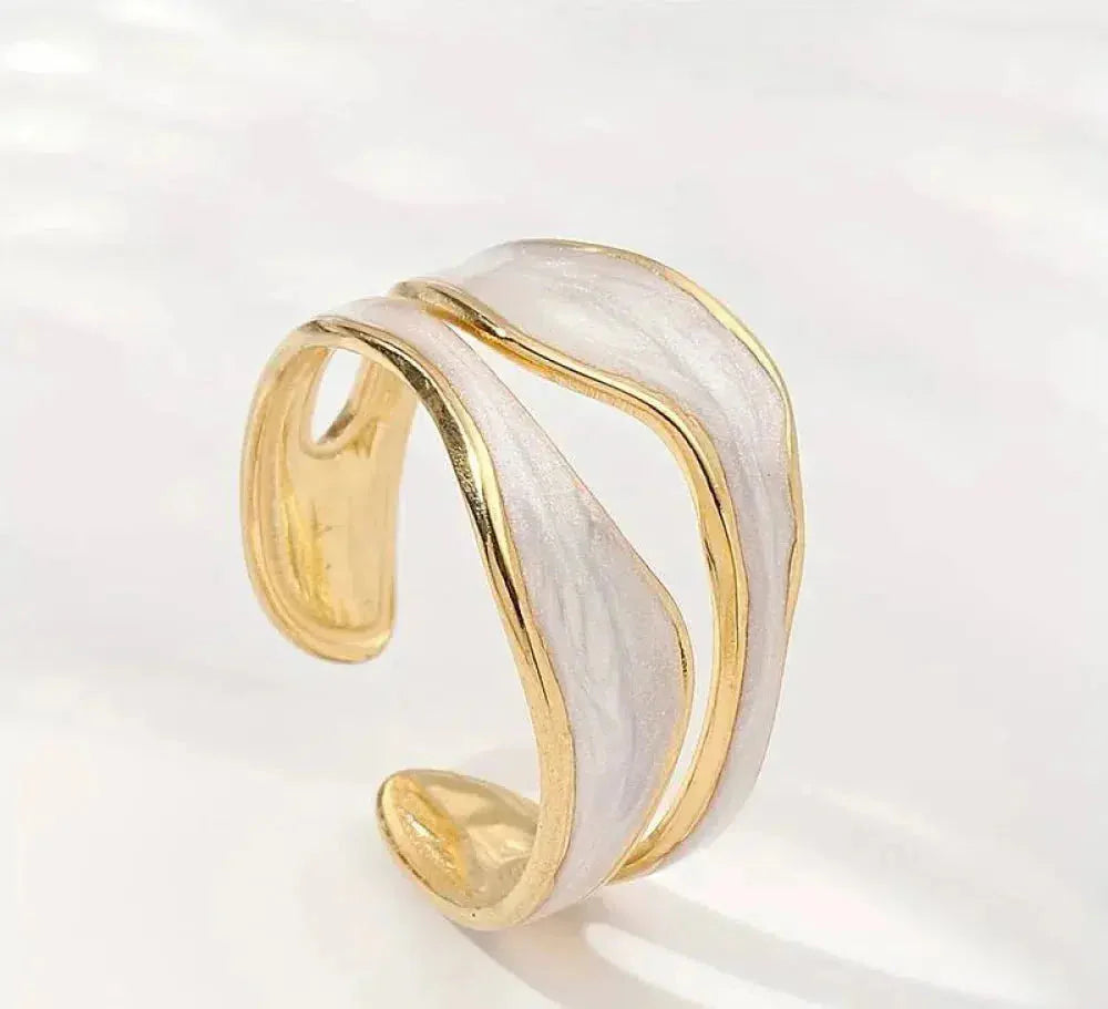 Anel Antigo de Ouro Branco